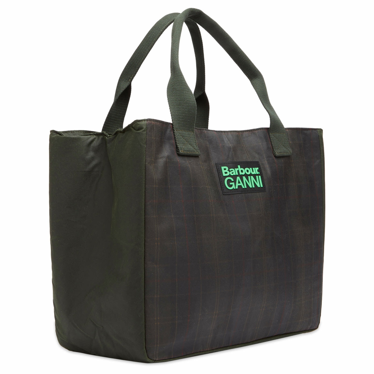 直営店完売　Barbour × GANNI バッグ Barbour × GANNI》ワックスコットン トートバッグ｜バッグ