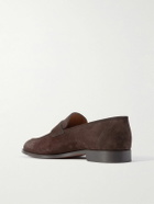Loro Piana - Sergio Walk Suede Penny Loafers - Brown