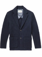 Etro - Wool-Blend Jacquard Cardigan - Blue