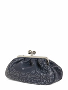 WEEKEND MAX MARA Arles Bandana Print Nappa Clutch