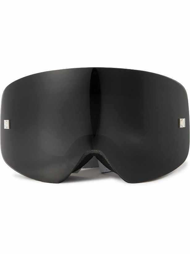 Photo: Givenchy - Logo-Print Mirrored Ski Goggles