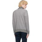 PRESIDENTs Grey Recycled Cashmere Turtleneck