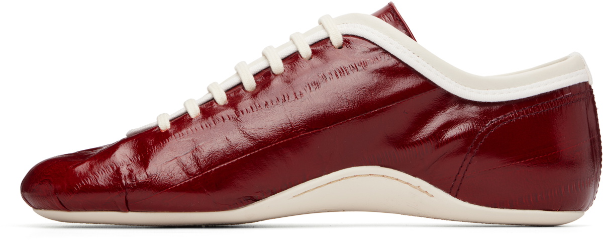 Dries Van Noten Red Ballerina Sneakers