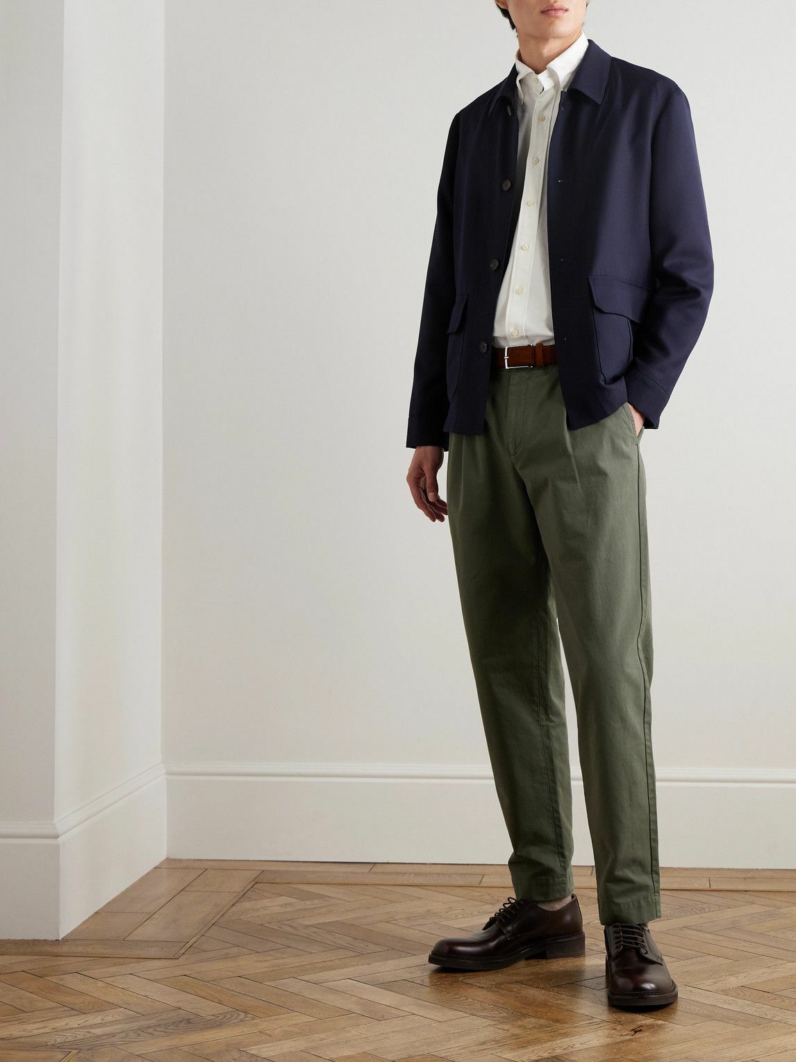 Sid Mashburn - Button-Down Collar Cotton Oxford Shirt - White