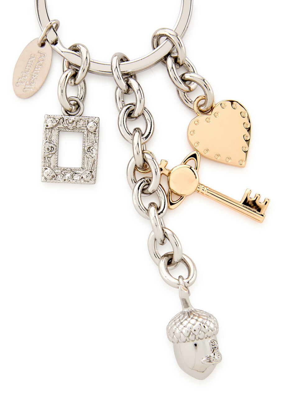 Vivienne Westwood Charms Keyring - Silver - One Size