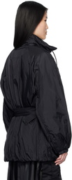 Juun.J Black Padded Windbreaker Jacket