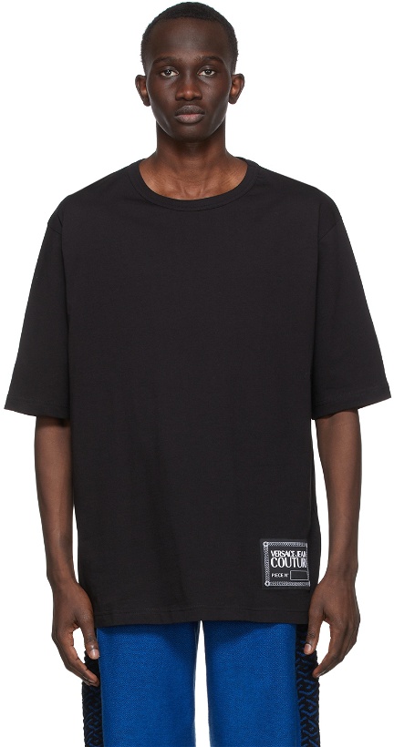Photo: Versace Jeans Couture Black 'Piece Number' T-Shirt