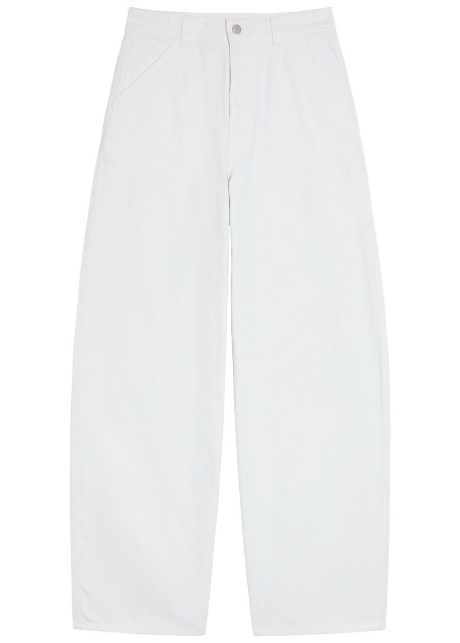 Lemaire Curved Wide-leg Jeans Off White