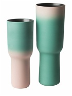 POLSPOTTEN - Sherbet Large Green & Pink Vase