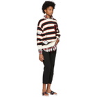 Opening Ceremony White Stripe Varsity Sweater