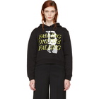 McQ Alexander McQueen Black Falling Hoodie