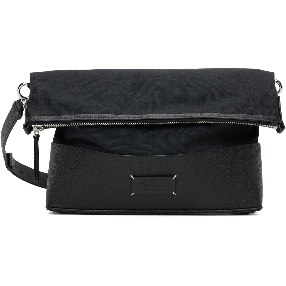 Maison Margiela Black 5AC Medium Messenger Bag