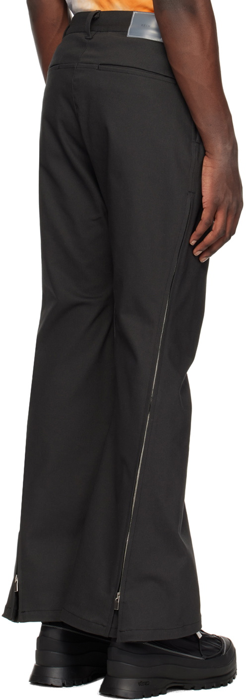 VEIN Gray Flared Trousers