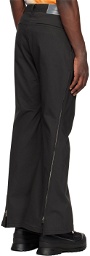 VEIN Gray Flared Trousers