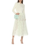 Brock Collection - Roulette floral silk midi skirt