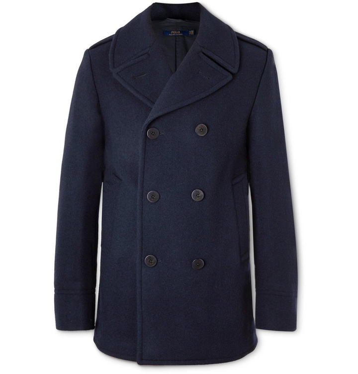 Photo: Polo Ralph Lauren - Wool-Blend Peacoat - Blue