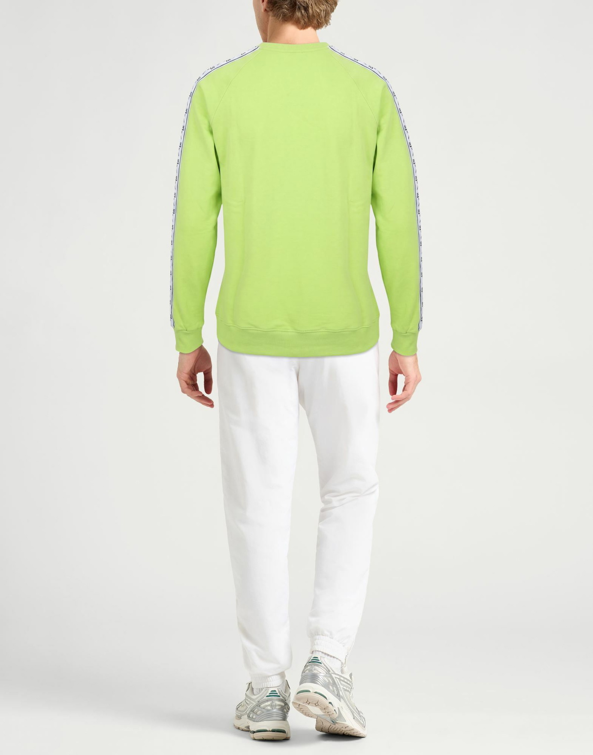 Berna Mens Sweatshirt Lime in Green