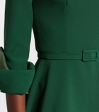 Safiyaa Ellis crêpe cocktail dress