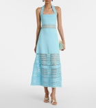 Simkhai Blayne open-knit midi dress
