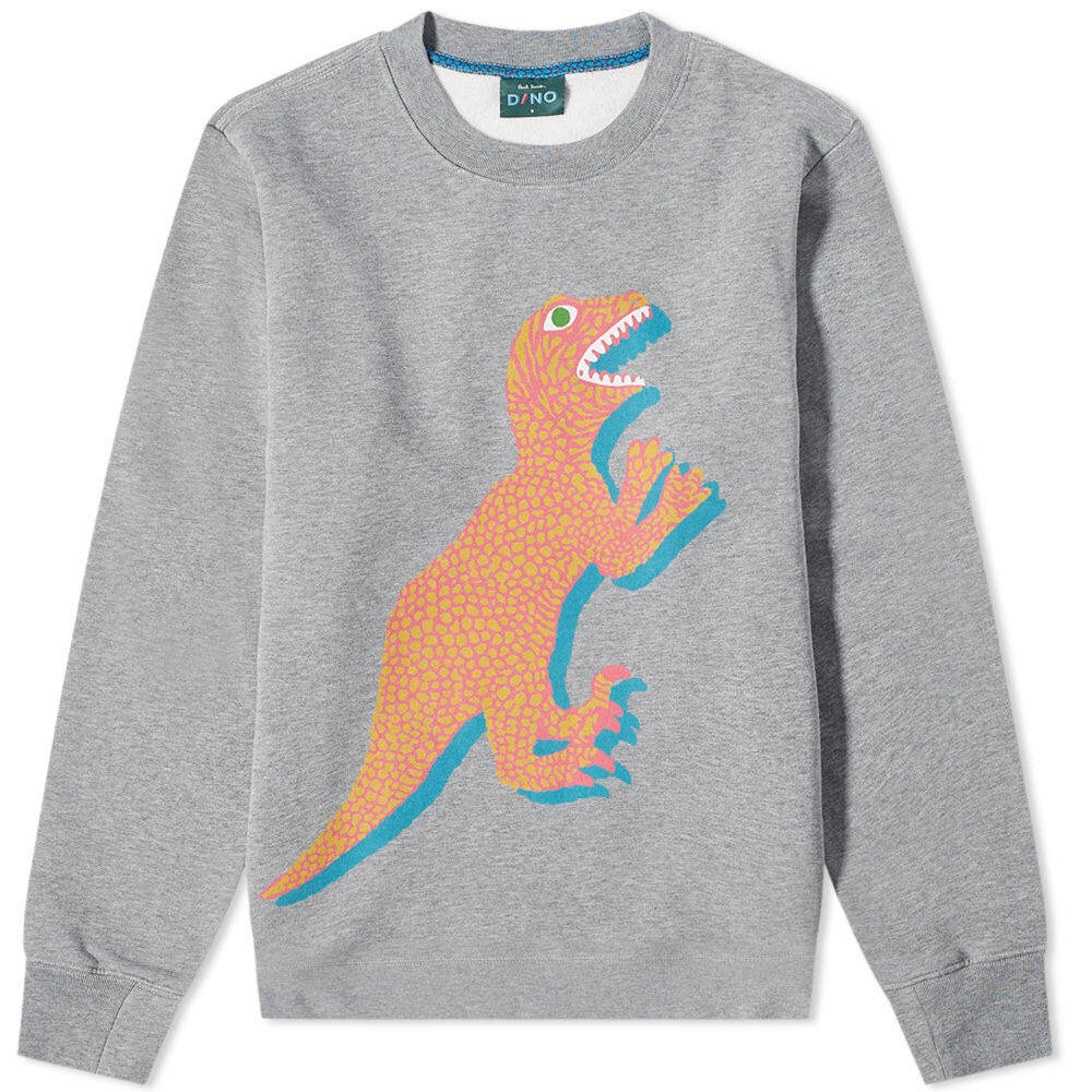 Paul Smith Men's Dino Crew Sweat in Grey Paul Smith