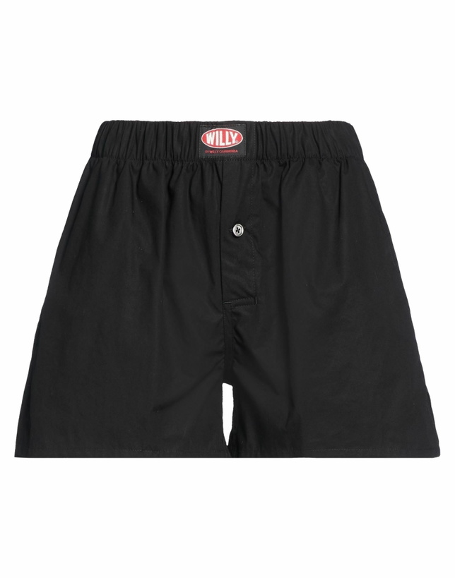 Photo: Willy Chavarria Womens Shorts & Bermuda Shorts in Black
