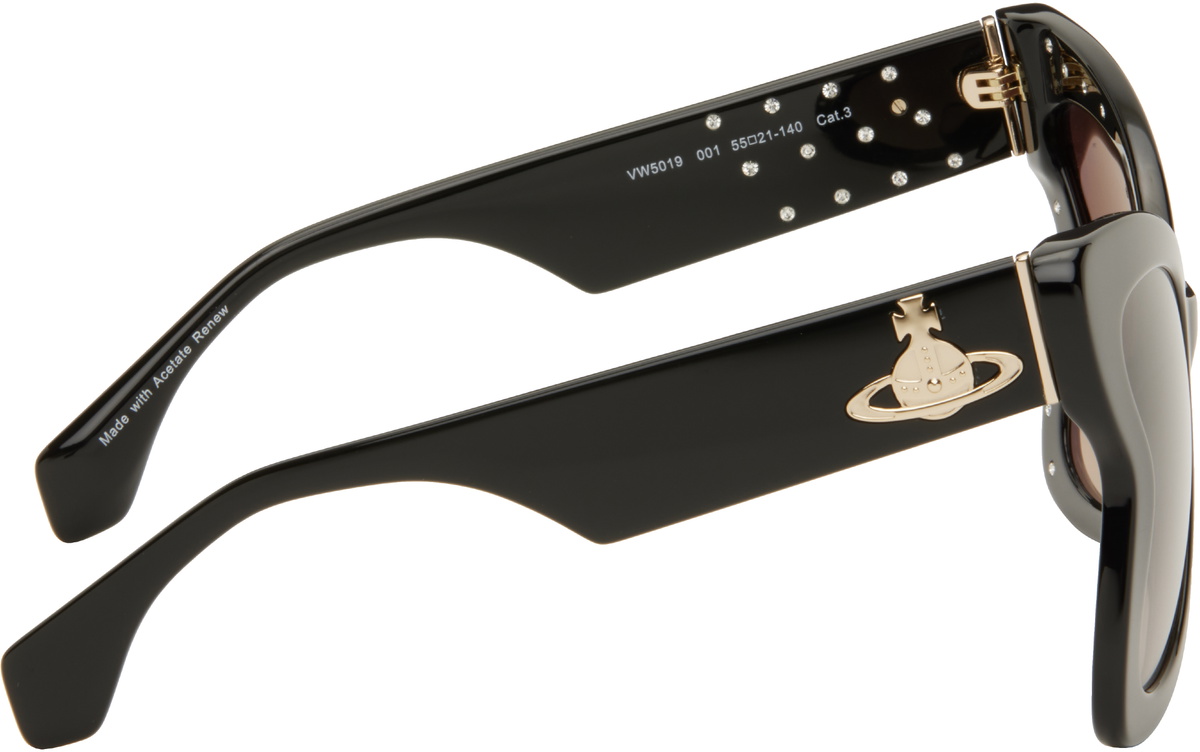 Vivienne Westwood Black Athalia Sunglasses