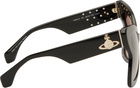 Vivienne Westwood Black Athalia Sunglasses