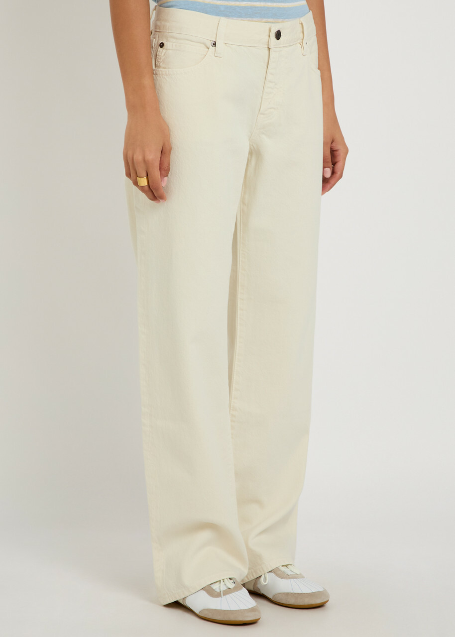 Frame The Saturday Straight-leg Jeans Beige