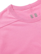 RICK OWENS - Level Cotton-Jersey T-Shirt - Pink