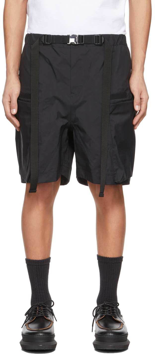 Sacai Black ACRONYM Edition Belted Shorts Sacai