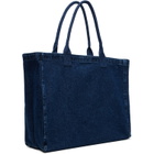 ANINE BING Blue Leo Denim Tote