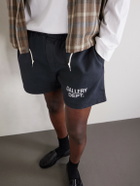 Gallery Dept. - Zuma Straight-Leg Logo-Print Cotton-Jersey Shorts - Black