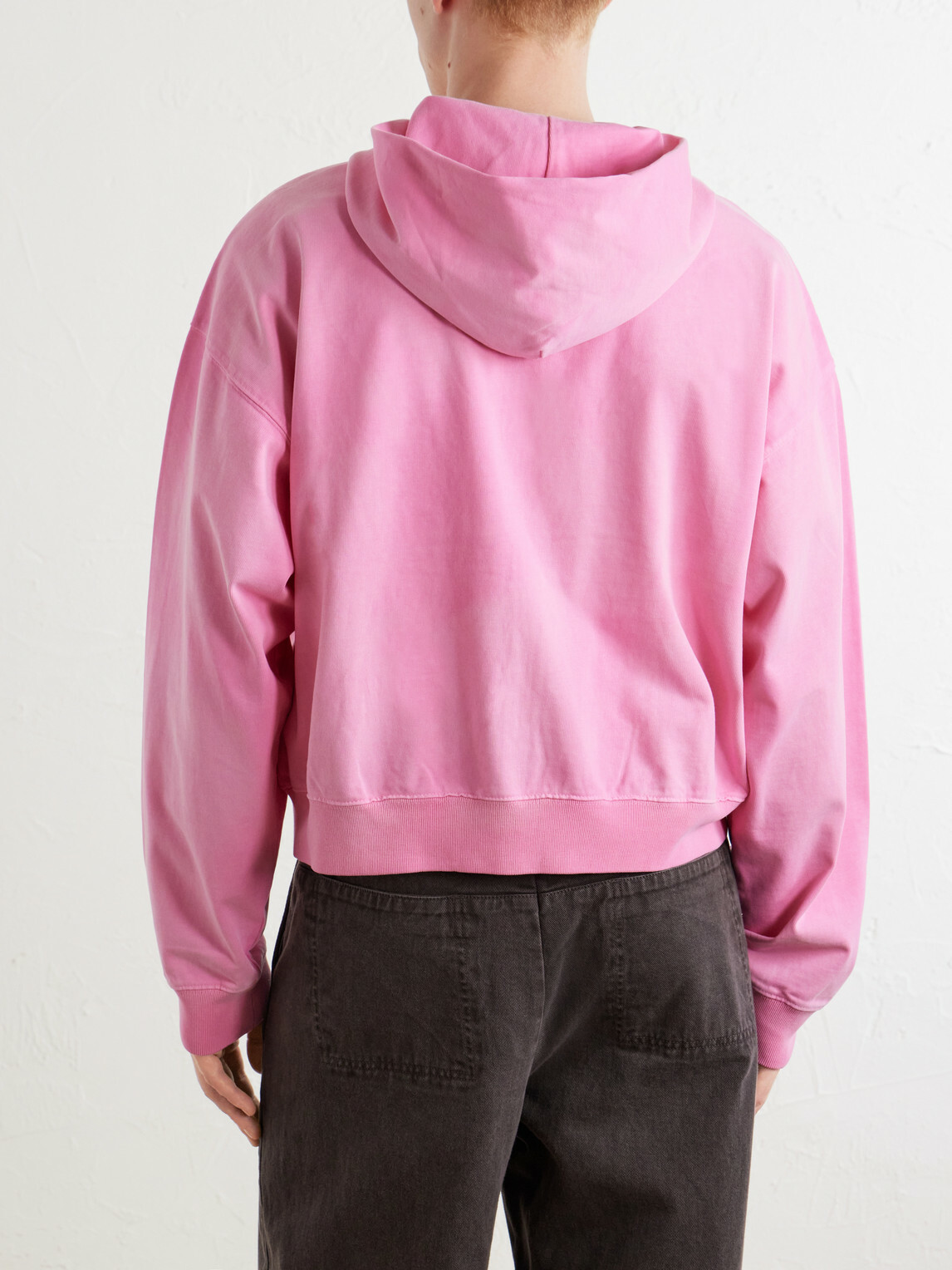 424 - Academy Logo-Appliquéd Cotton-Jersey Zip-Up Hoodie - Pink