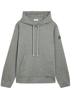 Moncler Logo Cotton-blend Sweatshirt Grey