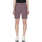 Burberry Purple Gingham Serpentine Shorts