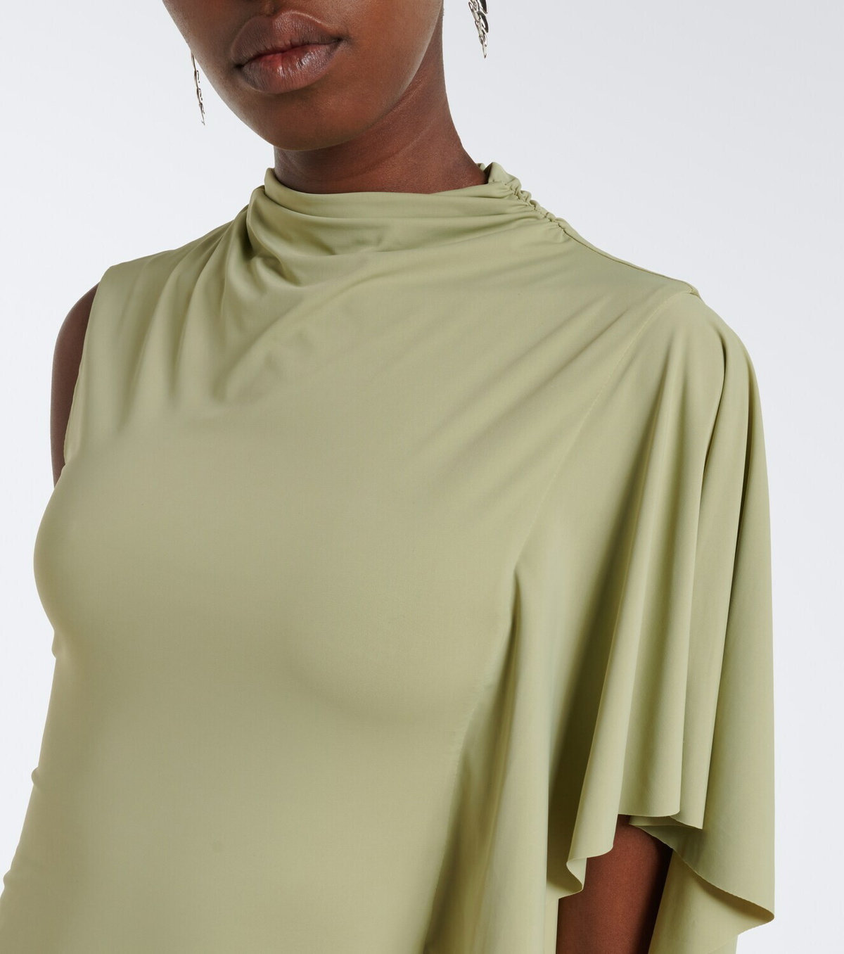 De La Vali Titan jersey maxi dress