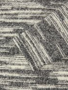 Stone Island Shadow Project - Logo-Appliquéd Wool-Blend Zip-Up Cardigan - Gray