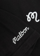 Malbon Bermuda Logo-print Cotton T-shirt Black