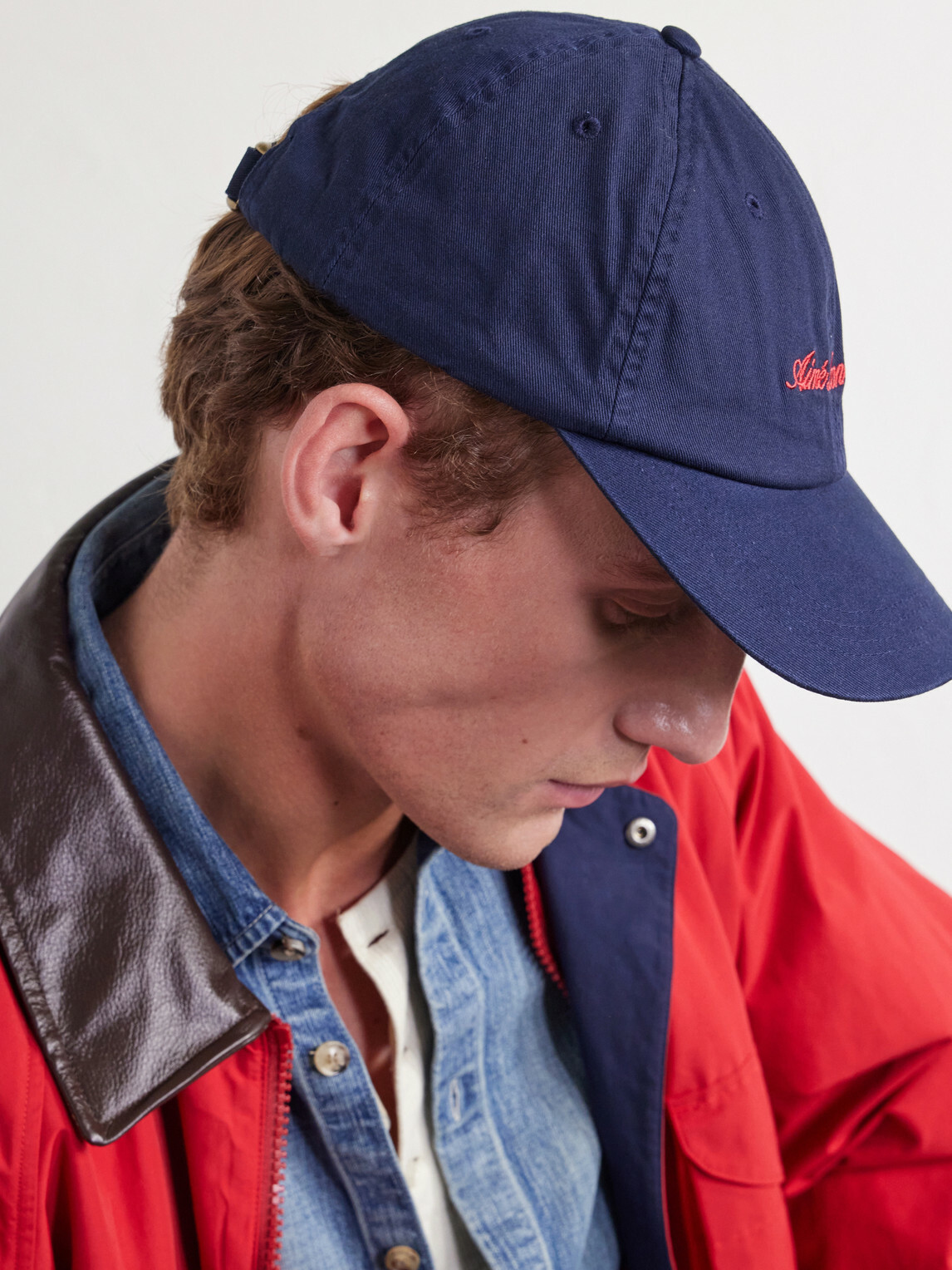 Aimé Leon Dore - Logo-Embroidered Cotton-Twill Baseball Cap - Blue