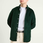 Portuguese Flannel Men's Lobo Button Down Corduroy Shirt in Green