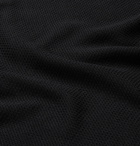 ERMENEGILDO ZEGNA - Silk Polo Shirt - Black