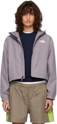 The North Face Purple Quest Cropped Waterproof Rain Jacket