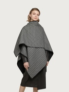 Ferragamo Womens Gancini cape in Black