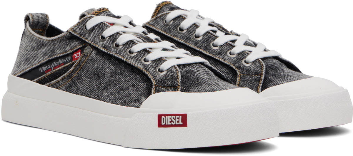 【DIESEL】S-ATHOS NMD LOW - スニーカー Diesel Gray & White S-Athos Nmd Low Sneakers Diesel