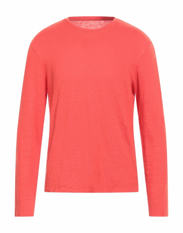 Photo: Majestic Filatures Mens Sweater in Tomato red