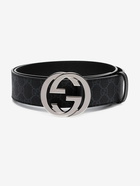 GUCCI - Gg Supreme Leather Belt