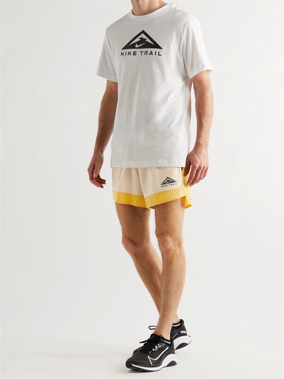 NIKE RUNNING - Flex Stride Colour-Block Dri-FIT Ripstop Shorts