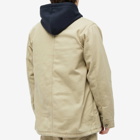 Dickies Men's Duck Canvas Chore Jacket in Stone Washed Desert Sand