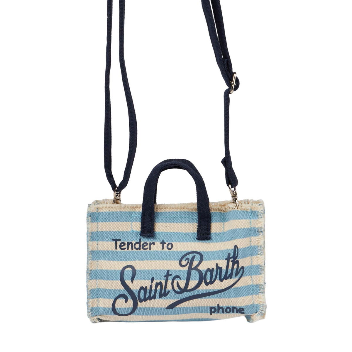MC2 Saint Barth Phone Holder Bag With Striped Print