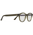 CUTLER AND GROSS - 1378 Round-Frame Acetate Blue Light-Blocking Optical Glasses - Green